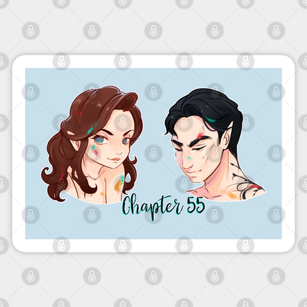 ACOMAF Chapter 55 Sticker by Bookishandgeeky